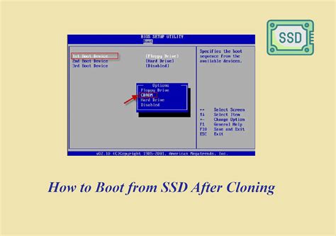 how to change boot source on cloned disc|boot from ssd after clone.